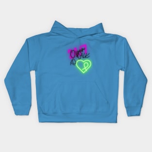 Self Care and Mental Health Awarness Open to Talk 24/7 Kids Hoodie